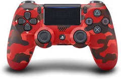 Playstation 4 Dualshock 4 Red Camouflage Controller (New)